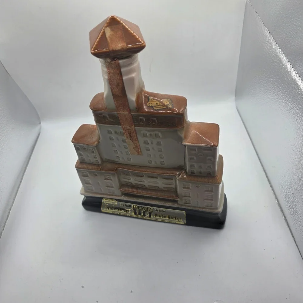 1968 Jim Beam Broadmoor Hotel Regal China Decanter 1918-1968 Anniversary